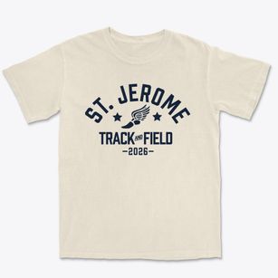 St Jerome Parish Track and Field Premium Heavyweight T-shirt