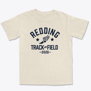 Redding Elementary School Track and Field Premium Heavyweight T-shirt