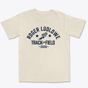 Roger Ludlowe Middle School Track and Field Premium Heavyweight T-shirt