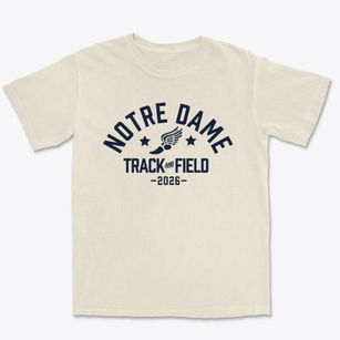 Notre Dame High School Track and Field Premium Heavyweight T-shirt