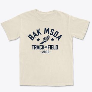 Bak Middle School Of The Arts Track and Field Premium Heavyweight T-shirt