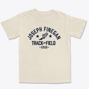 Joseph Finegan Elementary School Track and Field Premium Heavyweight T-shirt
