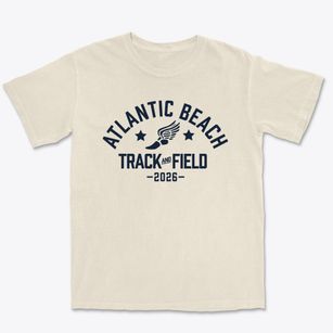 Atlantic Beach Elementary School Track and Field Premium Heavyweight T-shirt