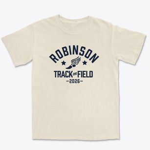 Robinson High School Track and Field Premium Heavyweight T-shirt