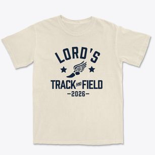 Lord's House Of Praise Christian School Track and Field Premium Heavyweight T-shirt