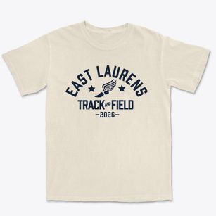 East Laurens Middle School Track and Field Premium Heavyweight T-shirt