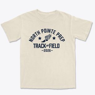 North Pointe Prep Track and Field Premium Heavyweight T-shirt