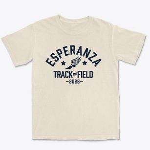 Esperanza Primary School Track and Field Premium Heavyweight T-shirt