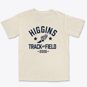 Higgins Elementary School Track and Field Premium Heavyweight T-shirt