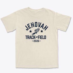 Jehovah Lutheran School Track and Field Premium Heavyweight T-shirt