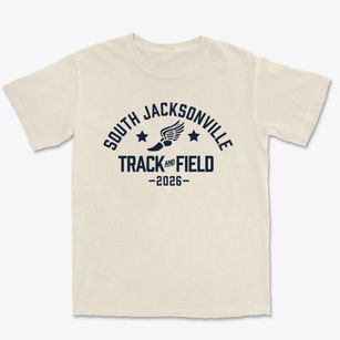 South Jacksonville School Track and Field Premium Heavyweight T-shirt