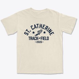 Saint Catherine Of Alexandria School Track and Field Premium Heavyweight T-shirt