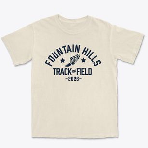 Fountain Hills Middle School Track and Field Premium Heavyweight T-shirt