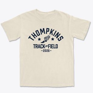 Thompkins Middle School Track and Field Premium Heavyweight T-shirt