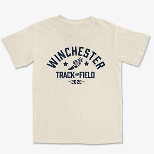 Winchester Village Elementary School Track and Field Premium Heavyweight T-shirt