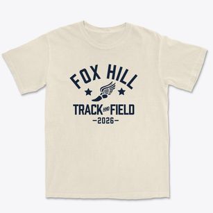 Fox Hill Elementary School Track and Field Premium Heavyweight T-shirt