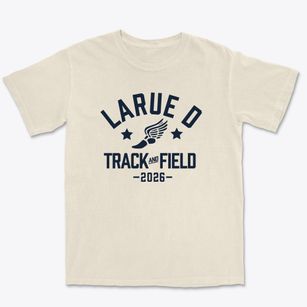 Larue D Carter Memorial Hospital School Track and Field Premium Heavyweight T-shirt