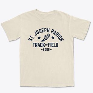 St Joseph Parish Track and Field Premium Heavyweight T-shirt