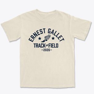 Ernest Gallet Elementary School Track and Field Premium Heavyweight T-shirt