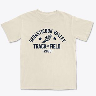 Sebasticook Valley Middle School Track and Field Premium Heavyweight T-shirt