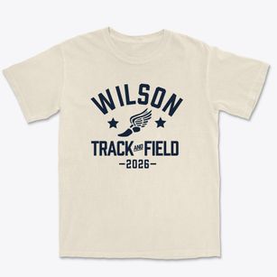 Wilson Middle School Track and Field Premium Heavyweight T-shirt