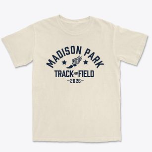 Madison Park High School Track and Field Premium Heavyweight T-shirt