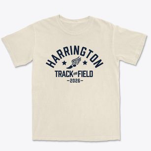 Harrington Elementary School Track and Field Premium Heavyweight T-shirt