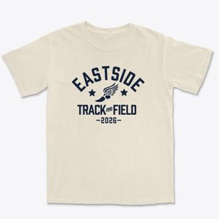 Eastside Vicariate Elementary School Track and Field Premium Heavyweight T-shirt