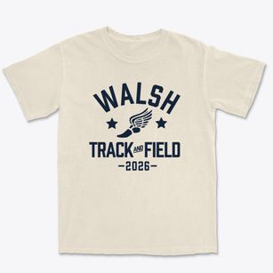 Walsh Elementary School Track and Field Premium Heavyweight T-shirt