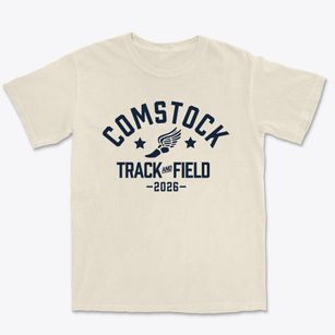 Comstock Adult School Track and Field Premium Heavyweight T-shirt