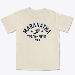 Maranatha Christian Academy Track and Field Premium Heavyweight T-shirt