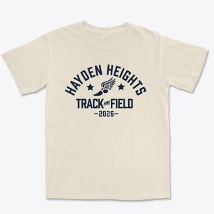 Hayden Heights Elementary School Track and Field Premium Heavyweight T-shirt