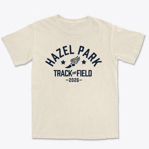 Hazel Park Middle School Track and Field Premium Heavyweight T-shirt