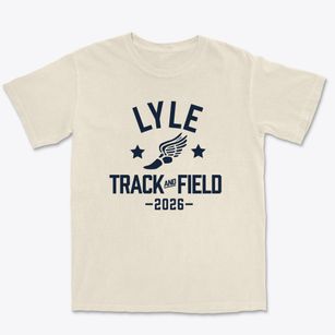 Lyle School Track and Field Premium Heavyweight T-shirt