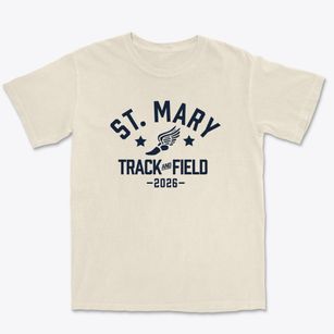Saint Mary Help Of Christians School Track and Field Premium Heavyweight T-shirt