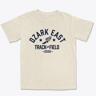 Ozark East Elementary School Track and Field Premium Heavyweight T-shirt