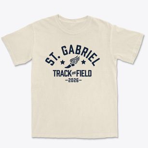 Saint Gabriel School Track and Field Premium Heavyweight T-shirt