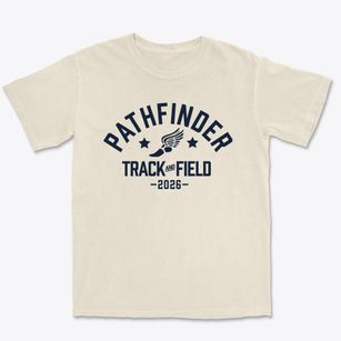 Pathfinder Elementary School Track and Field Premium Heavyweight T-shirt