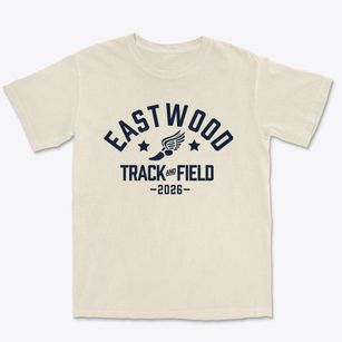 Eastwood Elementary School Track and Field Premium Heavyweight T-shirt