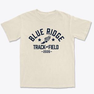 Blue Ridge Christian School Track and Field Premium Heavyweight T-shirt