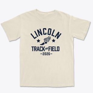 Lincoln Elementary School Track and Field Premium Heavyweight T-shirt