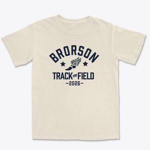 Brorson Elementary School Track and Field Premium Heavyweight T-shirt