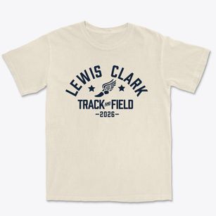 Lewis & Clark Middle School Track and Field Premium Heavyweight T-shirt