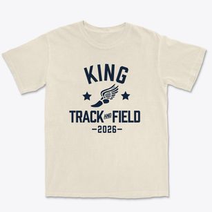Martin Luther King Junior Elementary Track and Field Premium Heavyweight T-shirt