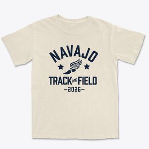 Navajo Elementary School Track and Field Premium Heavyweight T-shirt