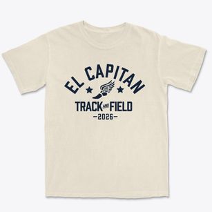 El Capitan Elementary School Track and Field Premium Heavyweight T-shirt