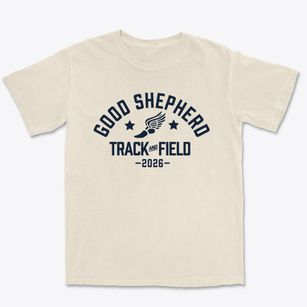 Good Shepherd Lutheran School Track and Field Premium Heavyweight T-shirt