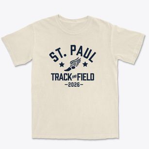 Saint Paul School Track and Field Premium Heavyweight T-shirt