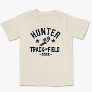 Hunter College Elementary School Track and Field Premium Heavyweight T-shirt