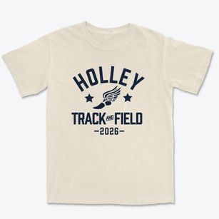 Holley High School Track and Field Premium Heavyweight T-shirt